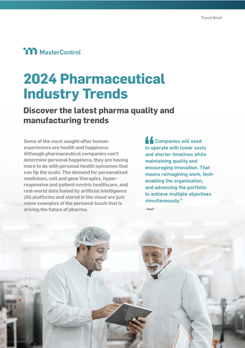 2024 Pharma Industry Trends Digital Quality Manufacturing