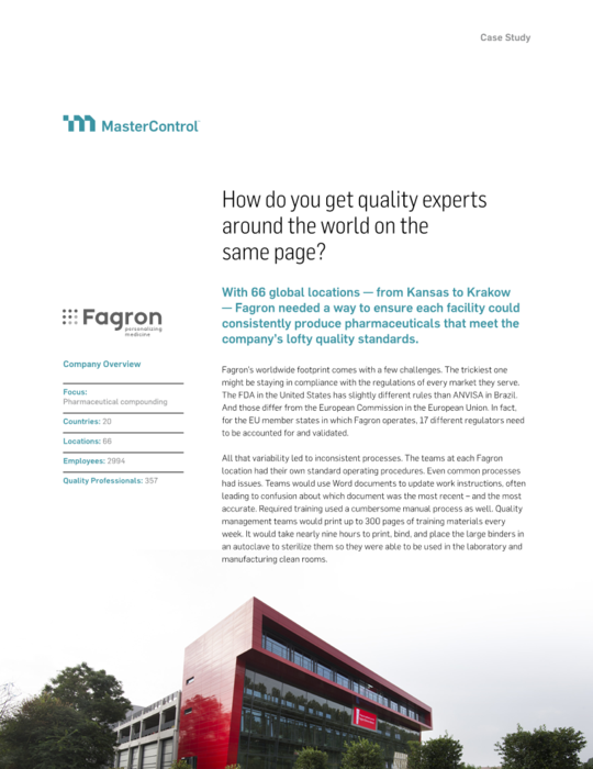 Fagron Case Study