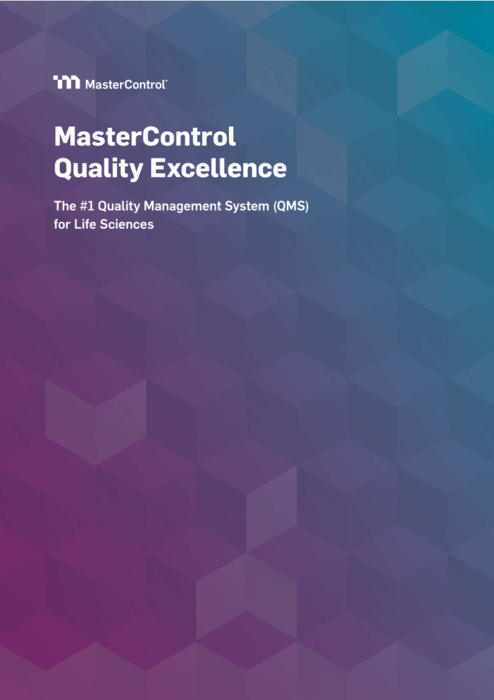 MasterControl Quality Excellence