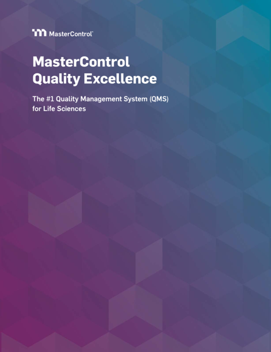 MasterControl Quality Excellence