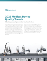 2023 Medical Device Quality Trends