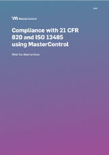 FDA 21 CFR Part 820 Compliance