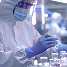 Image of a pharma manufacturing technician working.