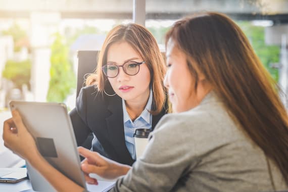 Two Women Collaborating