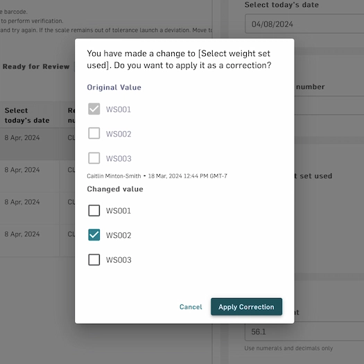 MasterControl’s electronic logbook software